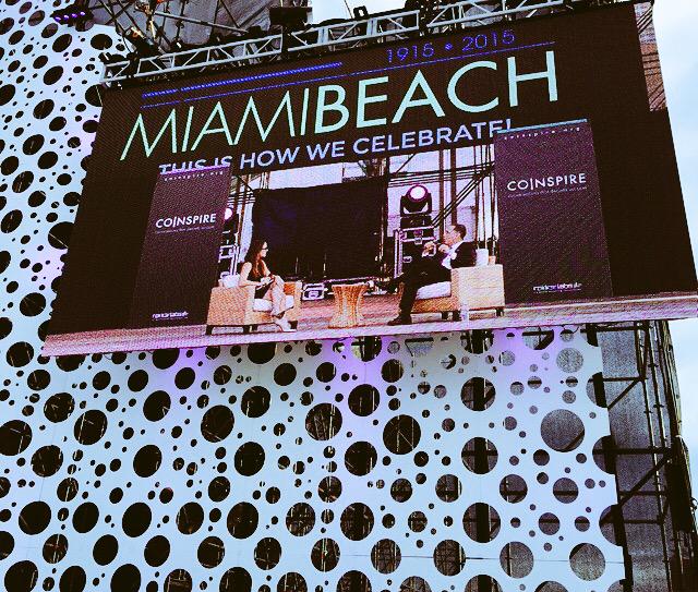 In #MiamiBeach, we are a center of creative, technological &amp; cultural collaboration -<a href="/MayorLevine/">Mayor Philip Levine</a> <a href="/watchcoinspire/">Coinspire</a>
