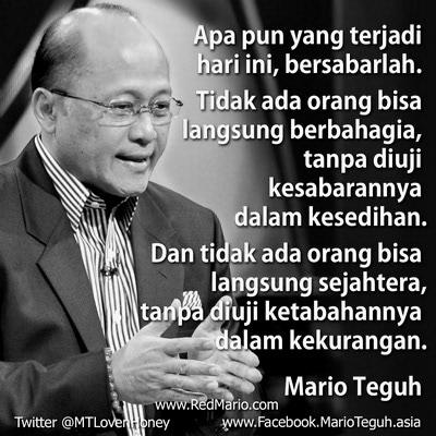 Apa pun yang terjadi hari ini, bersabarlah. ☺☺☺