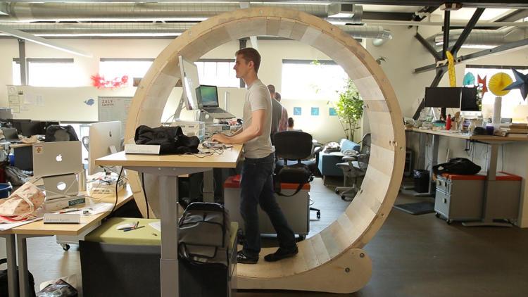 Can this human hamster wheel make you more productive at work? f-st.co/moHUKCO