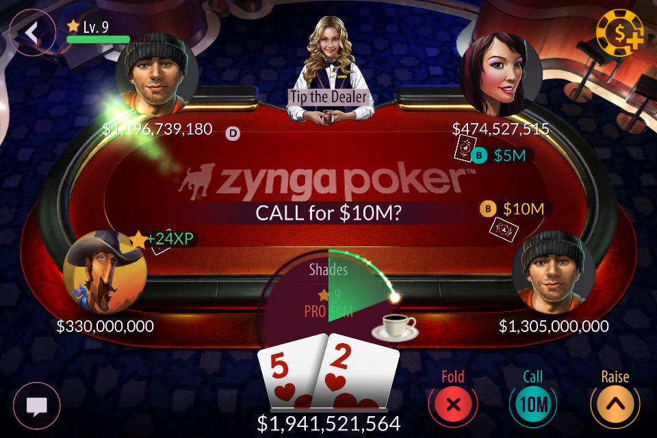 From 400k to 2b in an hour, smashed it #zyngapoker