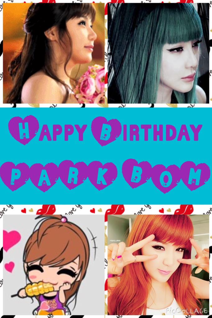 Happy Birthday PARK BOM!!!     