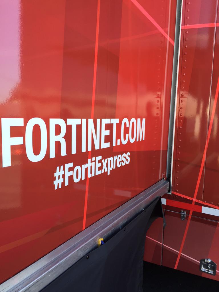 SARABLOHH's tweet photo. #FortiExpress #Fortinet #datacenteronwheels #mobiledatacenter @ Fortinet-HQ http://t.co/eHbEFXsv36