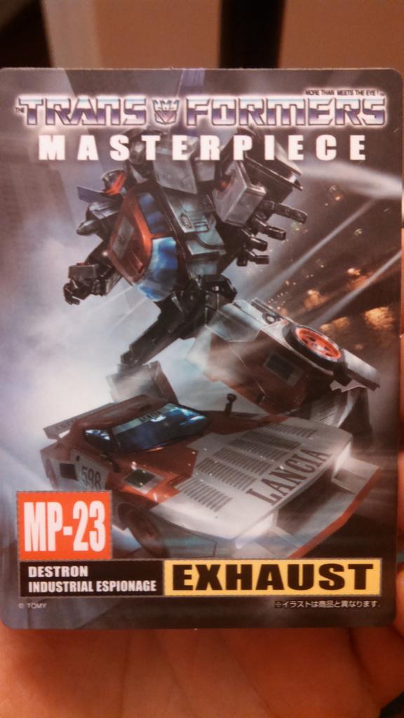 Transformers News: Re: Masterpiece MP-23 Exhaust Unveiled