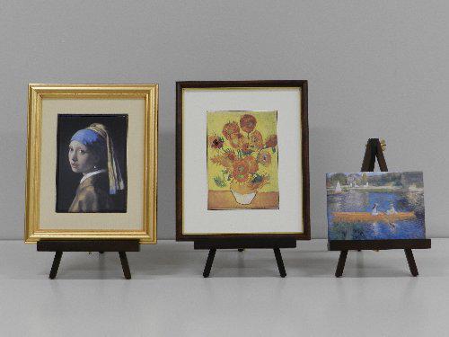 人気No1】約50種類の有名西洋絵画を陶板に焼き付けたミニ陶板は、大塚