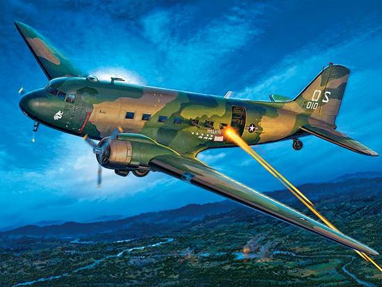 50 years C47 gunship conversions. Spooky man hunts from Vietnam to Colombia.  See: facebook.com/thedakotahunter