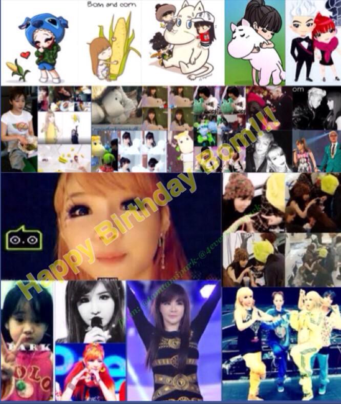 Happy Birthday Park Bom... I miss you ..T.T...  