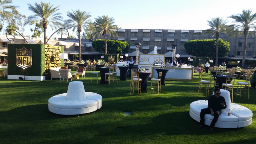 <a href="/TheWalkensBand/">The Walkens Band</a> gig setting for the #NFL tonight! Beautiful night,  good times! #arizonaspring