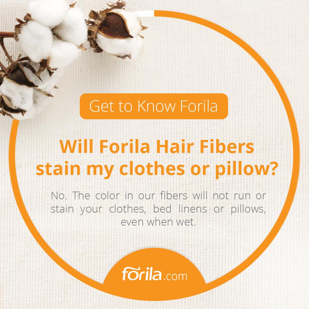 forilahair's tweet image. Forila lasts through rain, wind or sweat and will not rub off on your clothing. forila.com  #nostain