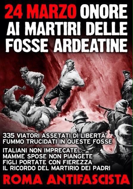 BANDA_BASSOTTI's tweet photo. In Memory of ✊ #dontforget #fosseardeatine #olocaust in Rome http://t.co/xQHOCgsMV9