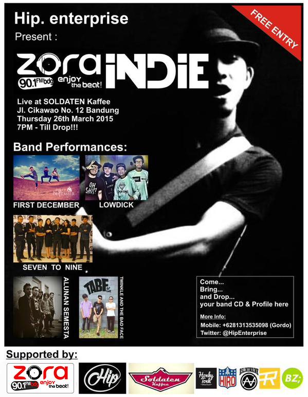 Buat kamu yang punya BAND INDIE? Bawa Demo Band kamu dan profile Band kamu kesini. Free