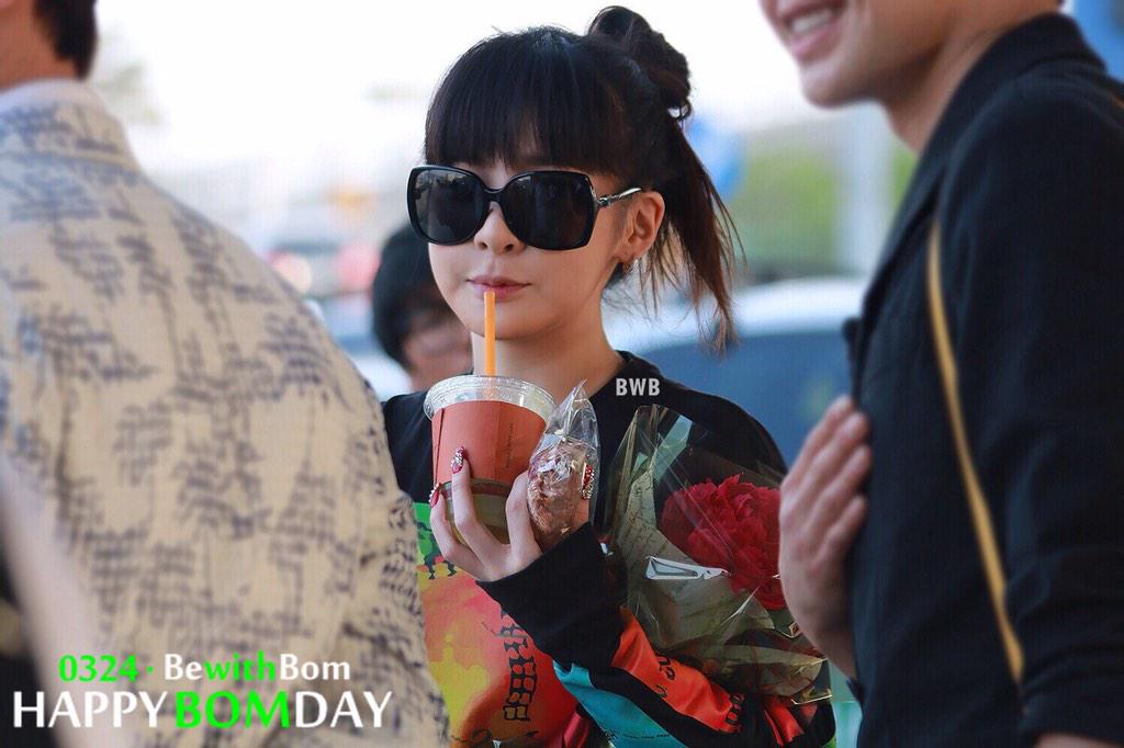 HAPPY BIRTHDAY to my queen PARK BOM!!!!!! . I miss you a lot please bom back home~ LOVEYOU! 