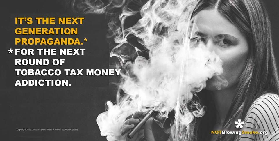 It's the next generation #propaganda for the next round of #tobacco #tax money #addiction.  notblowingsmoke.org