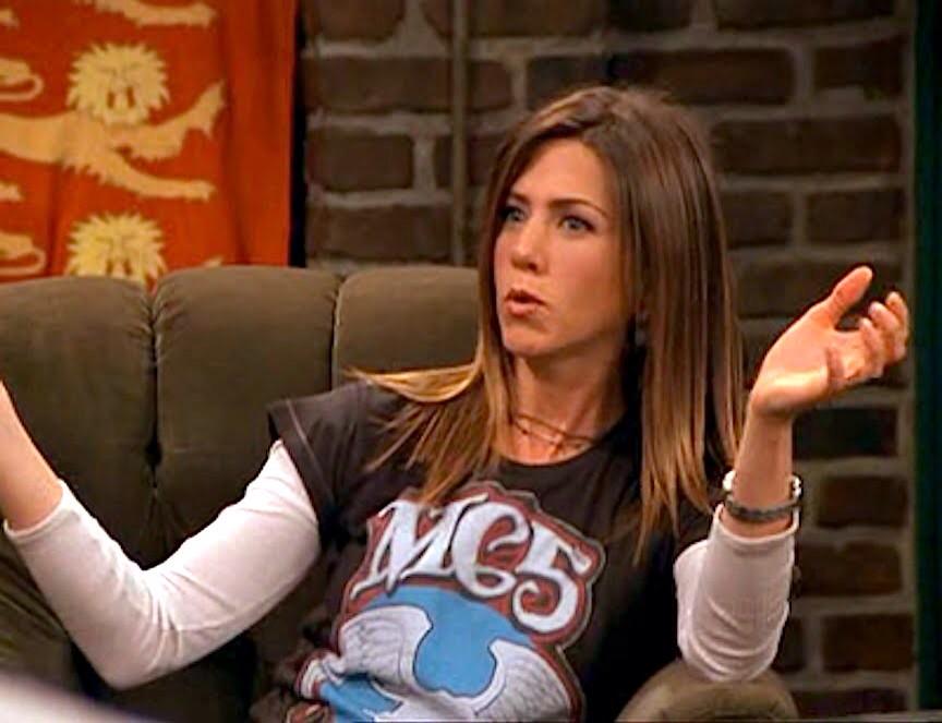 Image result for rachel green mc5 shirt