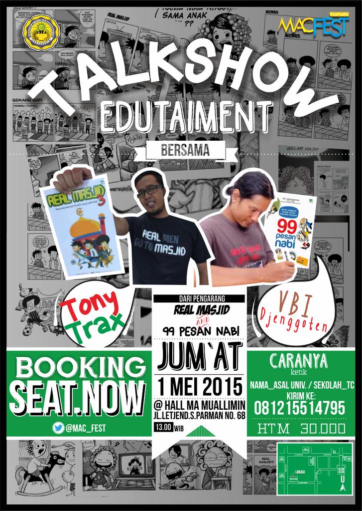 SPM_68's tweet photo. TALKSHOW EDUTAIMENT | 1 MEI 2015 | 081215514795 @MualliminYK  @GramupalaYK @TapakSuci_009 http://t.co/hpshhyfDEJ http://t.co/mDRFDHs5Wa