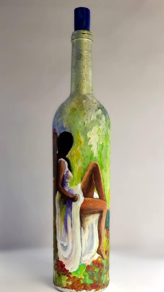 e_pau's tweet photo. "Amor y fe", "Añoranza", "Cenizas", "Frenesí"
Acrílico sobre botella
#ArteEnBotella http://t.co/Qvotu7uWGb