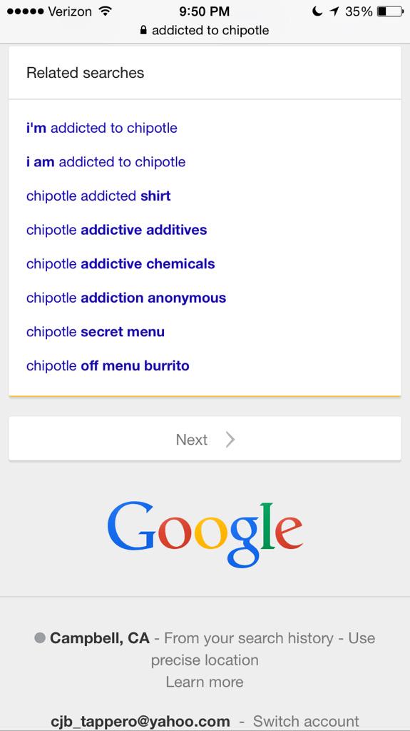 tired_cota's tweet image. Looking for a cure. #ChipotleAddict #ChipotleIsMyLife
