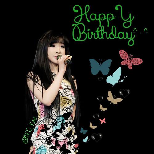 Happy birthday Park bom unnie.    