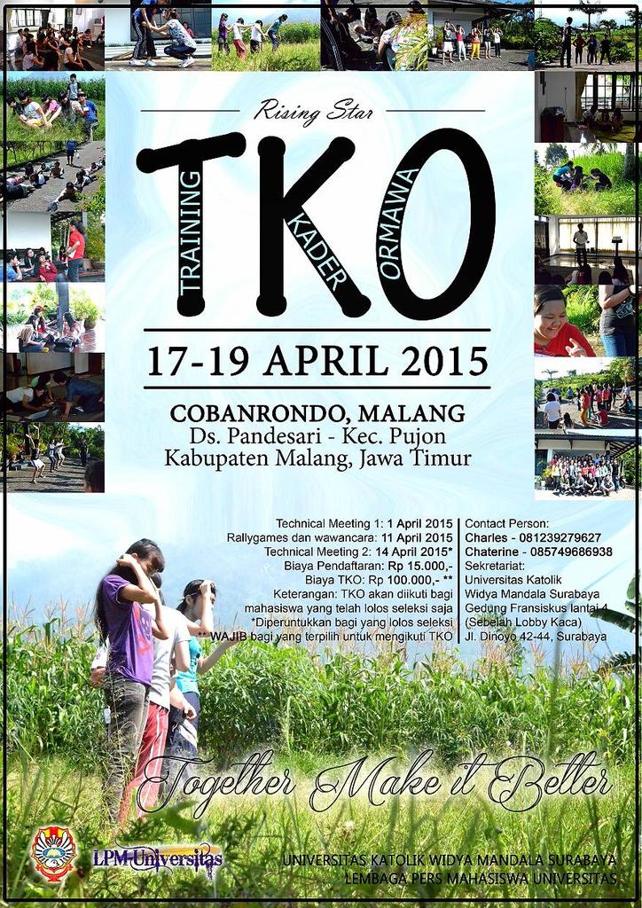 Ayo gabung menjadi bagian dari LPMU @UnikaWM periode 2015/2016! 😃