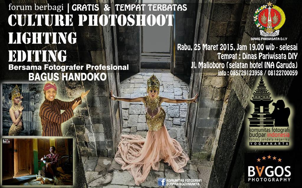 #info #event #yogya ikutan yuk..Culture Photography di Dinas Pariwisata DIY rabu/25 maret 2015 jam 19.00 <a href="/JogjaToday/">Jogja Today</a>