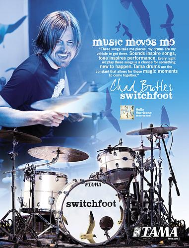 Wishing Switchfoot drummer Chad Butler a Happy Birthday!      