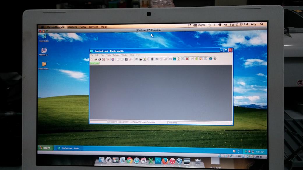 ady_ho's tweet photo. @onnowpurbo Akhirnya software mmana dan radio wireless communication bisa diinstall di macbook pakai virtualbox vm. http://t.co/jzNPFImYDN