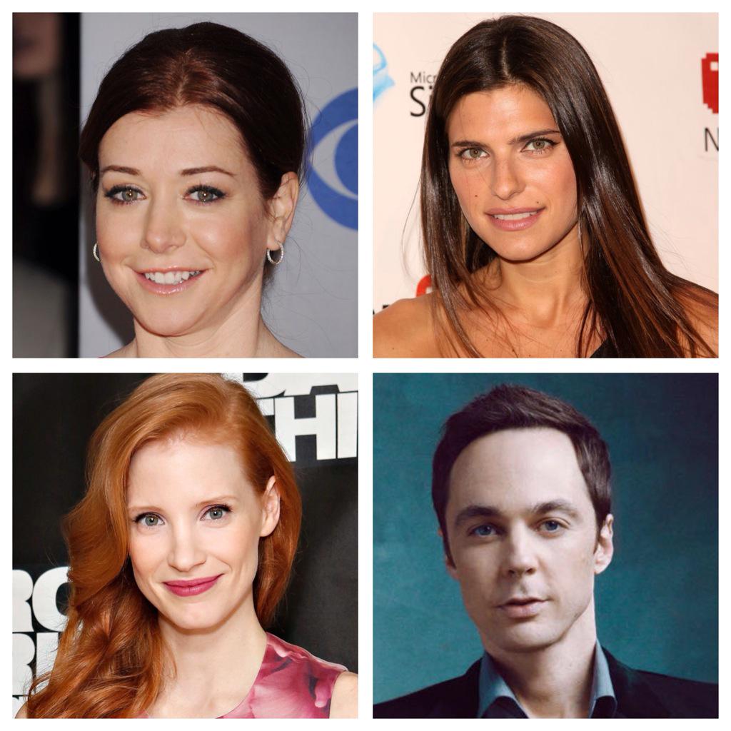 Happy birthday to: 
Alyson Hannigan (41)
Lake Bell (36)
Jessica Chastain (38)
Jim Parsons (42) 