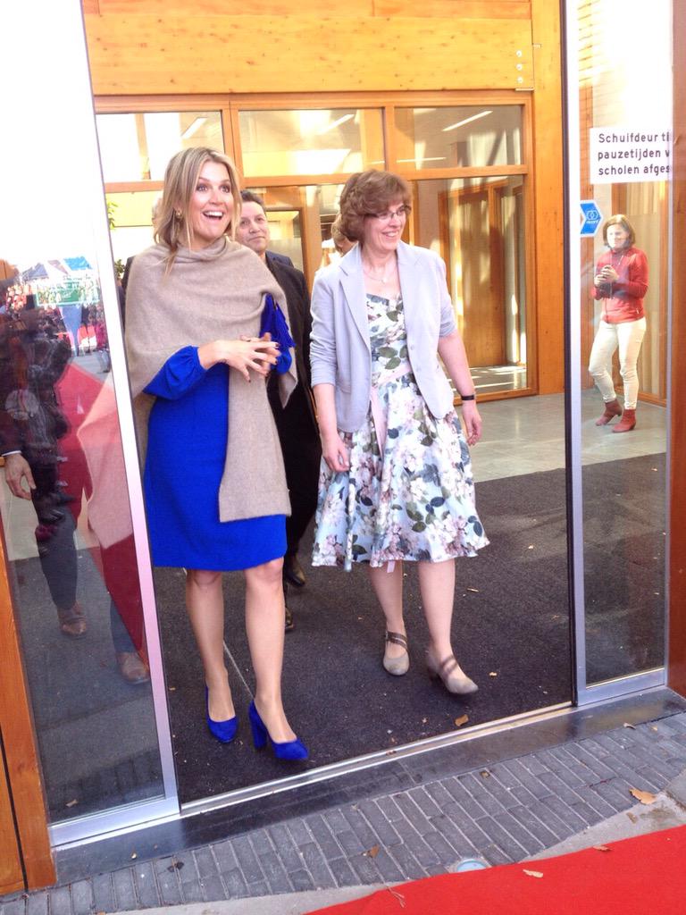 Bezoek Koningin Maxima aan #Samen muziek maken in het #Kristal.
