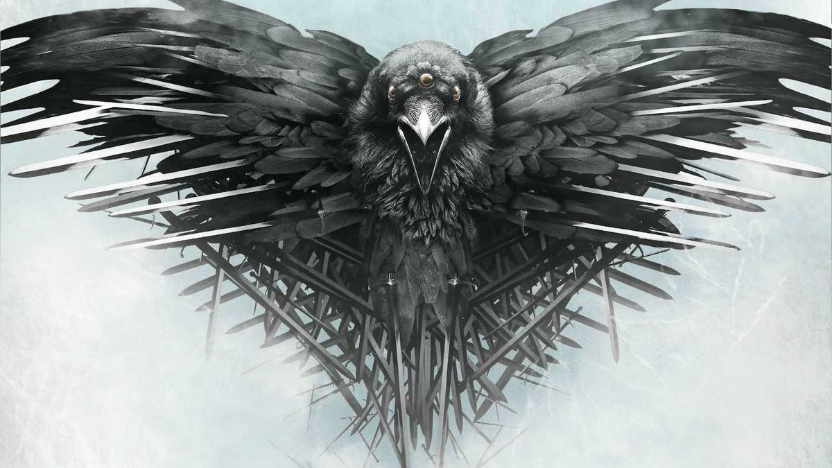 Metalbillo's tweet photo. #GameOfThrones  #Raven #black http://t.co/p0oRIyW6NT