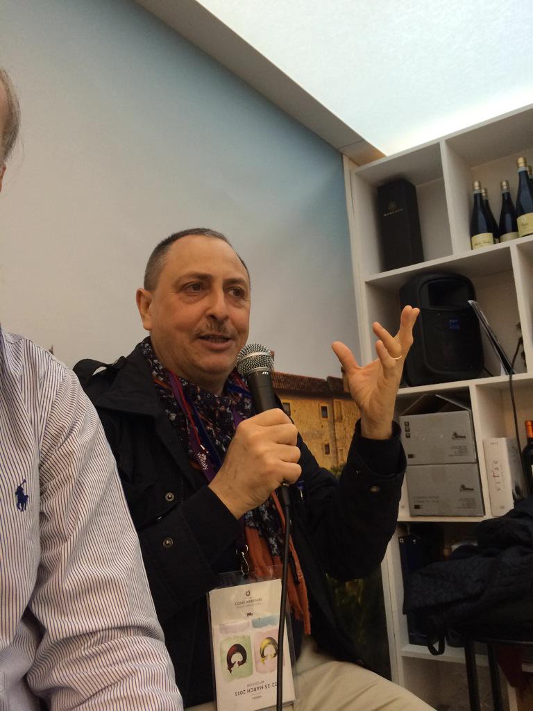 Riccardo Chiarini "organizzavo concerti punk negli anni '80, oggi il <a href="/GodSaveTheWine/">God Save The Wine</a> , stessa attitude!" #soave #gstw