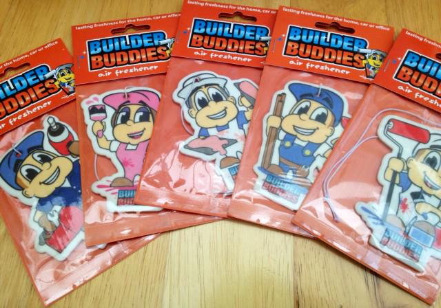 '@builder_buddies: FOLLOW & RT to win all 5 of these BuilderBuddy car/van/home air fresheners!! UK only '