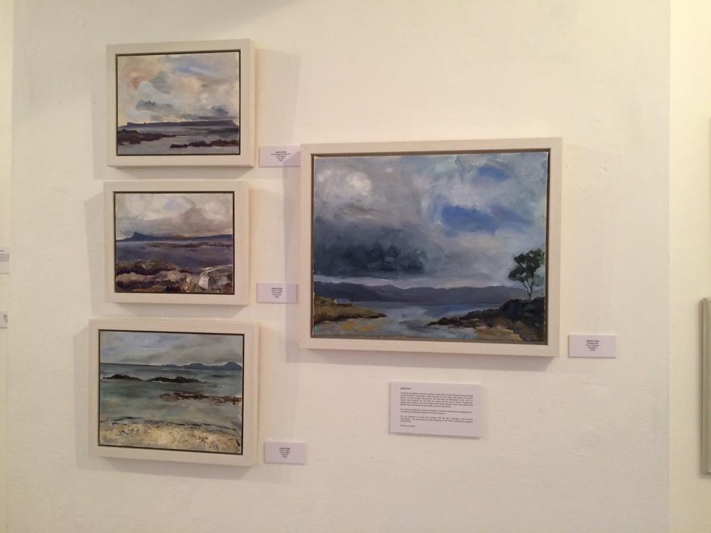 ArisaigPainters's tweet photo. It was a long day hanging everything yesterday. @StrandGallery @dhughd @PenelopeAnstice http://t.co/KIEM4hFxMc