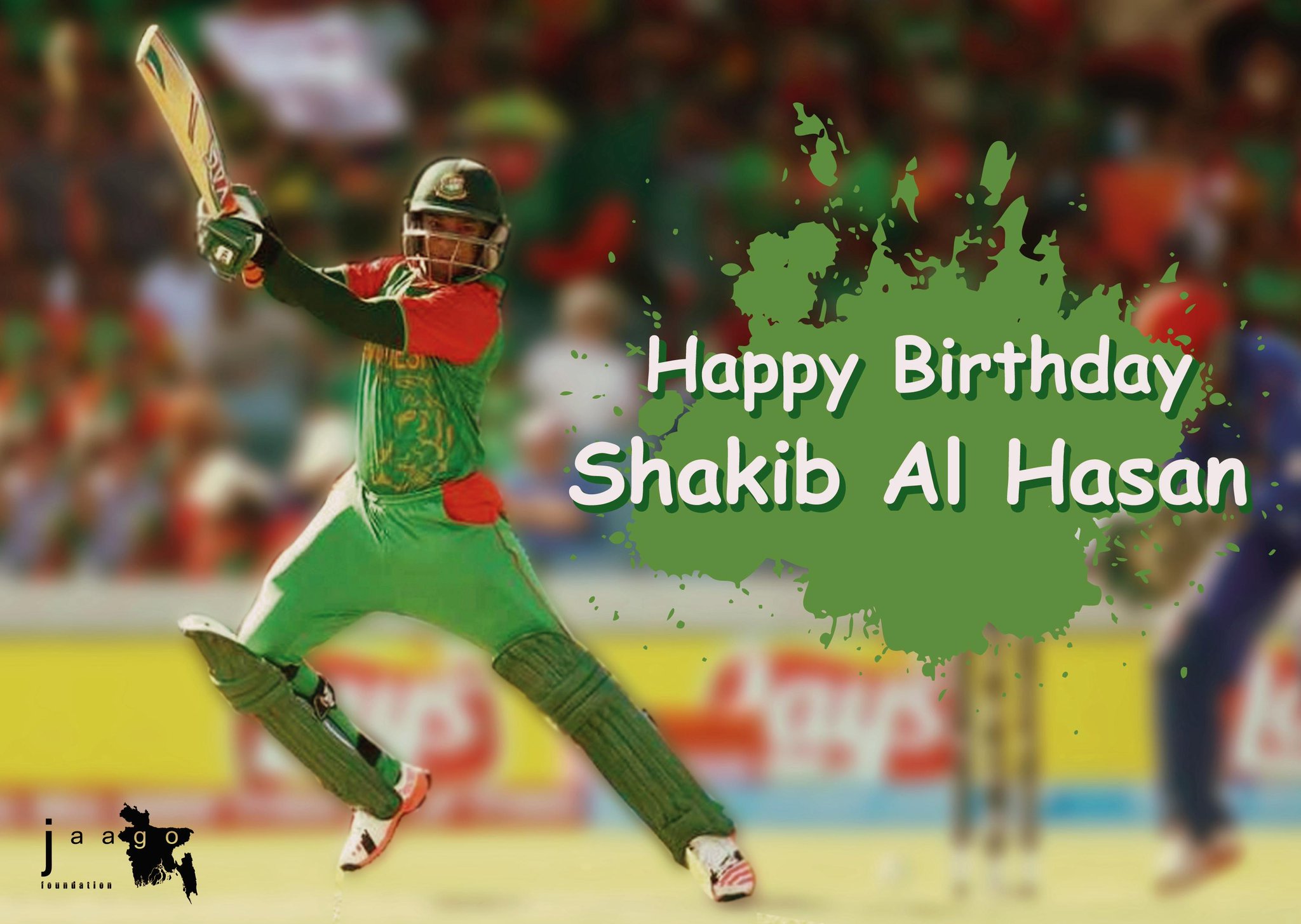 Happy Birthday to the All Rounder Shakib Al Hasan. Keep making us proud. 