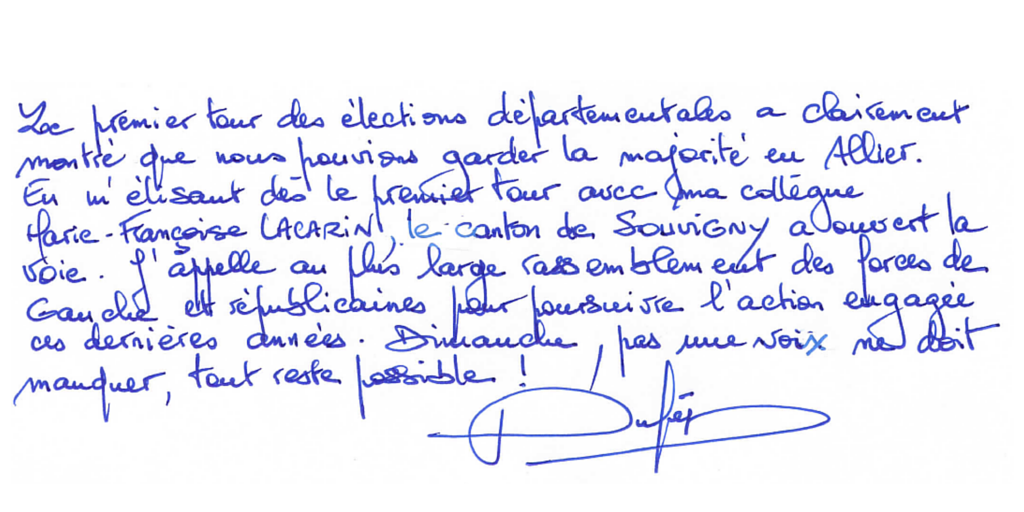 JP_Dufregne's tweet photo. Dimanche, pas une voix de gauche ne doit manquer !
#Allier #dep03 #departementales2015 http://t.co/eNDXyfQmQ0