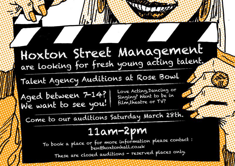 THIS SATURDAY! Audition for #Hoxton Street Management <a href="/rosebowlhub/">Rose Bowl</a> 11-2pm do not miss! #hoxton #eastlondon #auditions