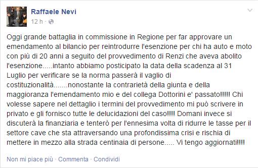 #umbria Esenzione #bollo #auto e #moto storiche approvato in #Commissione emendamento di <a href="/raffaelenevi/">Raffaele Nevi</a>