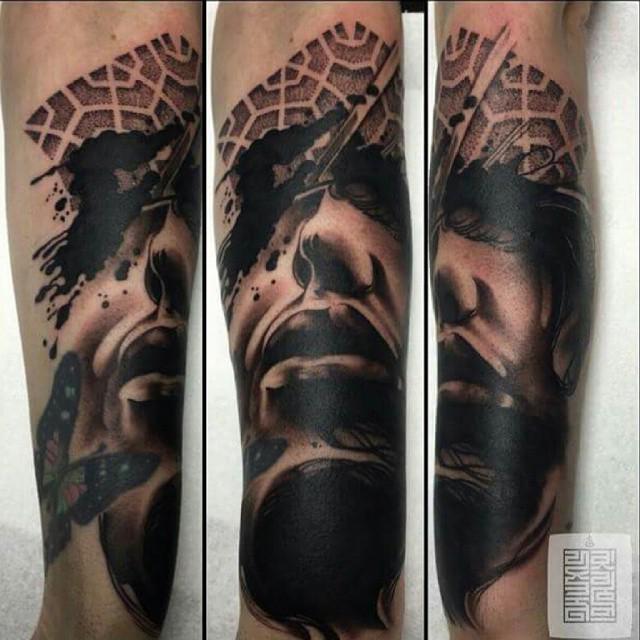 Powerline Tattoo Sup on Twitter "Work by joz100