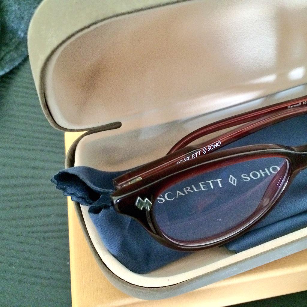 Really excited to have received my <a href="/scarlettofsoho/">Scarlett of Soho</a> glasses!