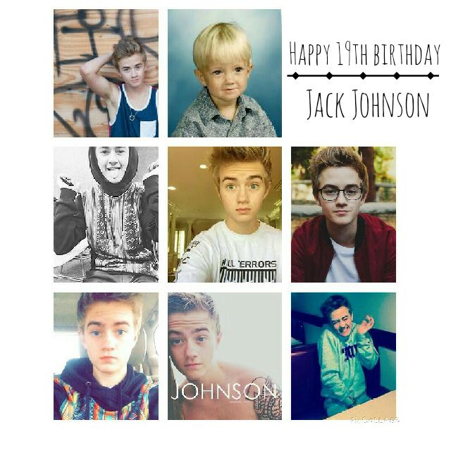 He was born on March 24, 1996, the put as name  Jack Edward Johnson.
Happy Birthday to my baby    