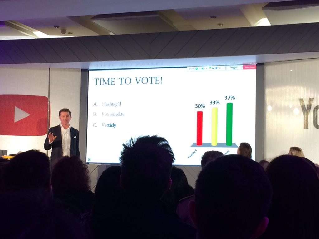 CampaignBrands's tweet image. And the winner is..... Verticly - a start-up attempting to bridge online and offline #AWEurope #techfactor