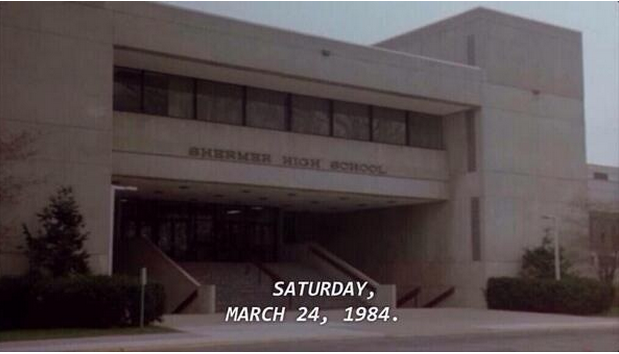 BuzzFeed's tweet photo. Today is the 31st anniversary of the detention in "The Breakfast Club” http://t.co/XwcTSRhJh2 http://t.co/D7cW2WZGD2
