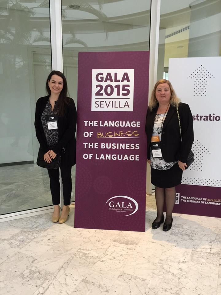 terrateamup's tweet photo. Managing Director Marina Ilari and CEO Beatriz Cirera at the #GALAconference in Sevilla. #galaconf #galasevilla http://t.co/SvSp8vvoJH