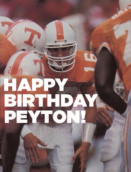 Happy birthday to Peyton Manning! 