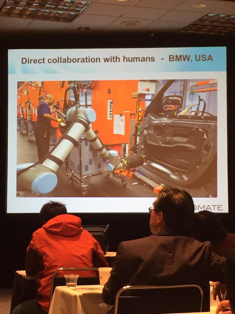 BfloMfgWorks's tweet image. Pictures of human-friendly collaborative robot applications by @Universal_Robot #Automate2015