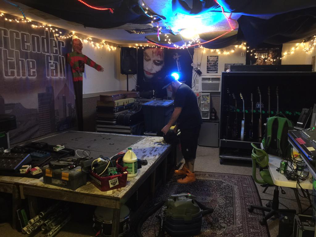 STFBand's tweet photo. Getting things ready to start demoing out new material! http://t.co/bqUXecnOPB
