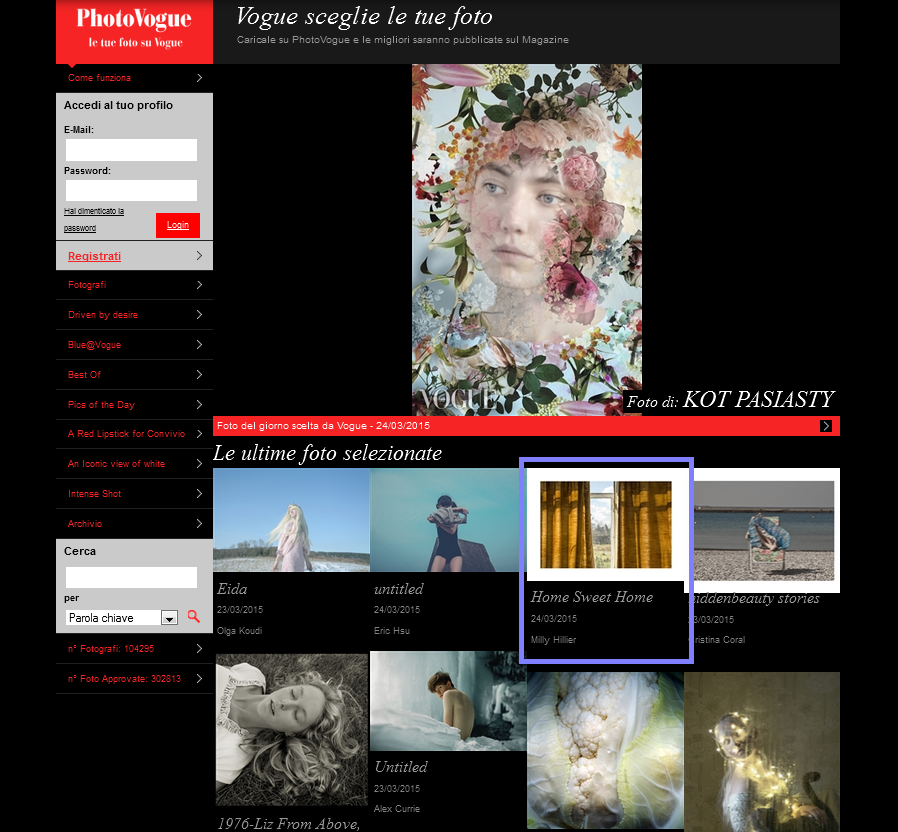 PhotoMilly's tweet image. #OMG 3 Approved, 2 Best Of, 1 Front Page #PhotoVogue #homesweethome #photomilly So happy @AlessiaGlaviano #thankyou