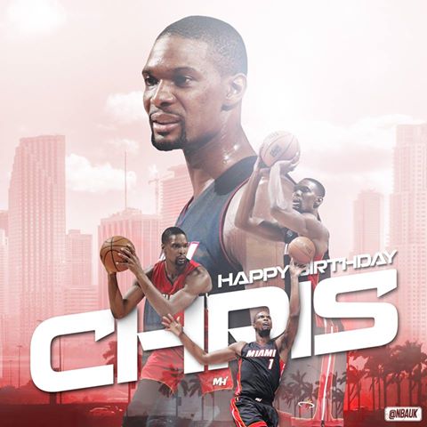 Happy birthday, Chris Bosh! 
