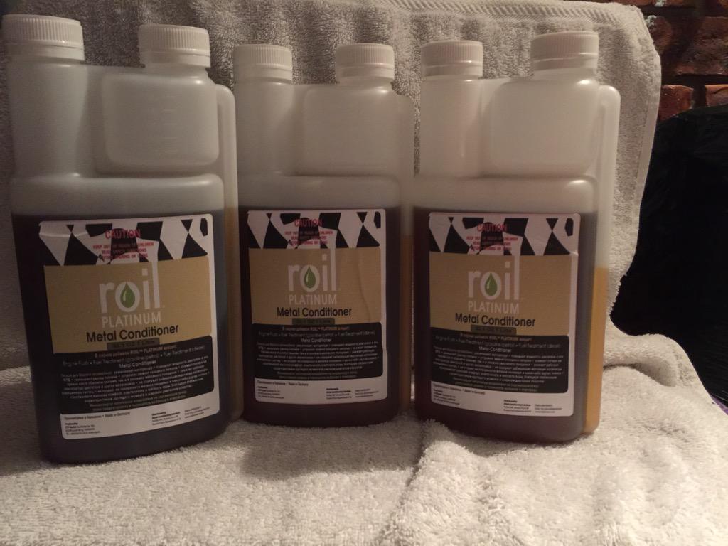 Roiltherealdeal's tweet image. In stock now ...
Roil Platinum Metal Conditioner #roilplatinum #fuelsaving #lessfriction