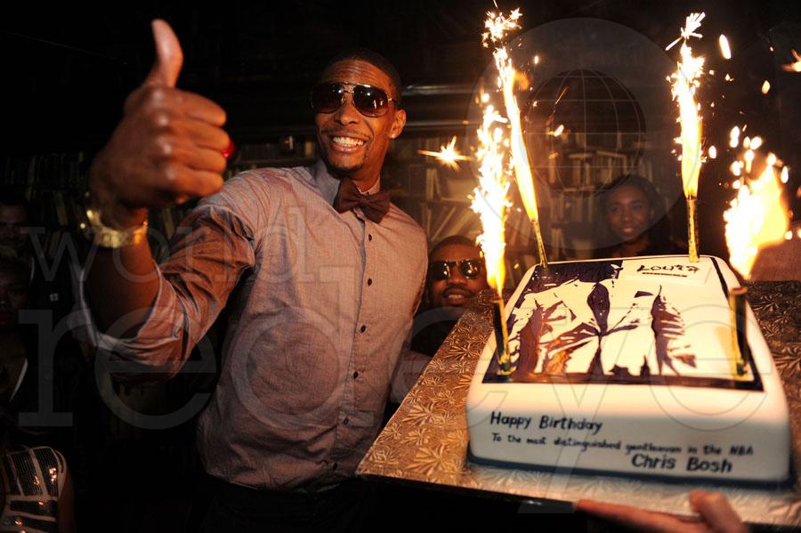 Happy 31st Birthday, Chris Bosh! Can\t wait to see you back on the court. 