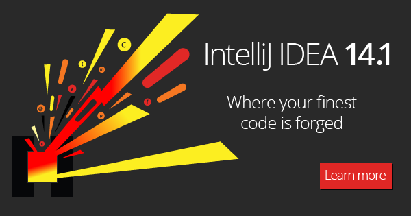 IntelliJ IDEA 14.1 is here, loaded with new features and improvements! Check it out. ow.ly/KJ92i
