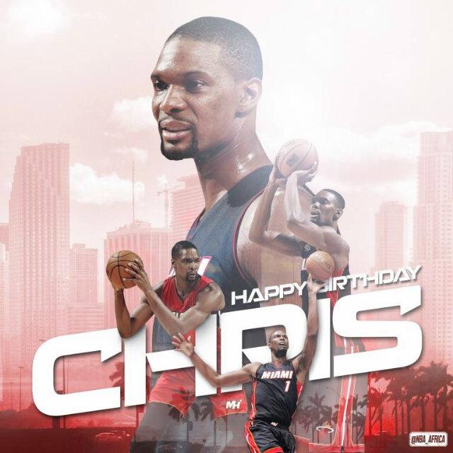 Happy birthday Chris Bosh Cc     